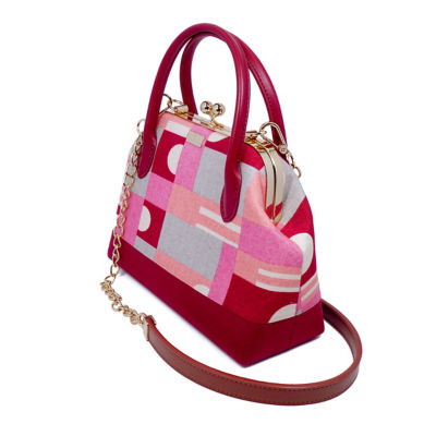 COCOONESE Leather Top-Handle Bag - Compose (Pink) 4