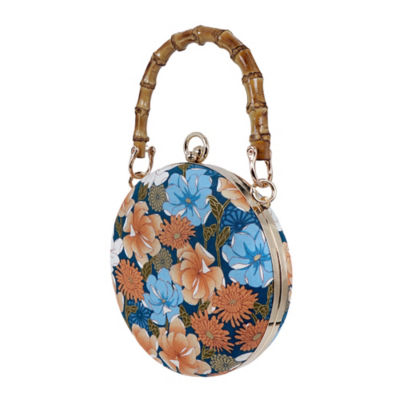 COCOONESE Round Hard Case Bamboo Handle Bag - Beverly 2