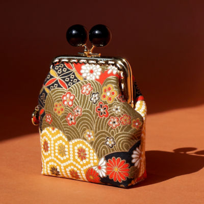 COCOONESE Clutch Purse - Hinagiku (Black) 4