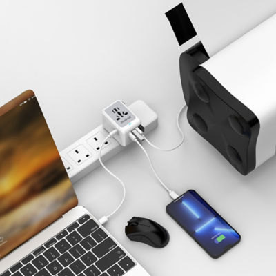 TRAVELMALL TecADVISOR 70W 6-in-1 Multi Tool Laptop Adaptor 9