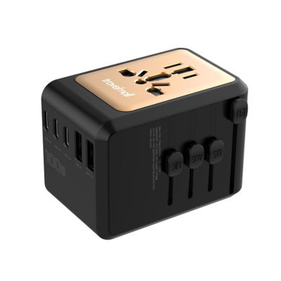 TRAVELMALL GaN 100W PD Worldwide Travel Adaptor with 6 USB ports 5
