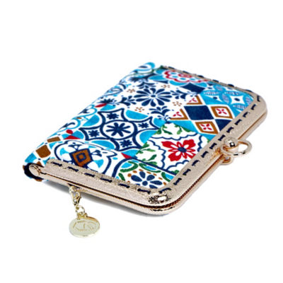 COCOONESE Kiss Clasp Card Holder - Peranakan Tiles 2