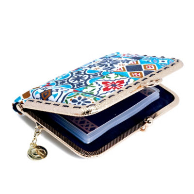 COCOONESE Kiss Clasp Card Holder - Peranakan Tiles 4