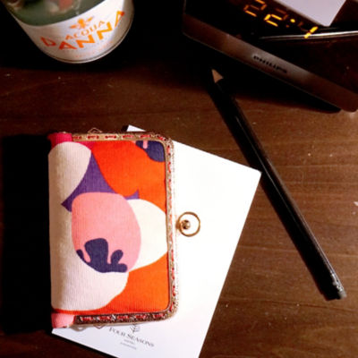 COCOONESE Kiss Clasp Card Holder - Camilla's Blush 6