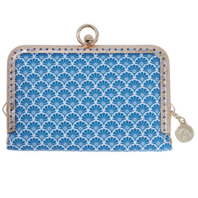 COCOONESE Kiss Clasp Card Holder - Asters 1