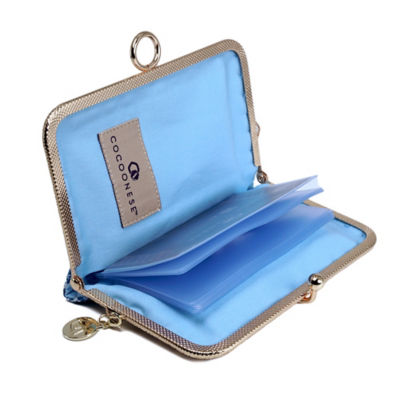 COCOONESE Kiss Clasp Card Holder - Asters 3