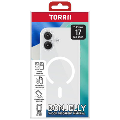 TORRII BONJELLY (MagSafe Compatible) for iPhone 17 - Clear 2