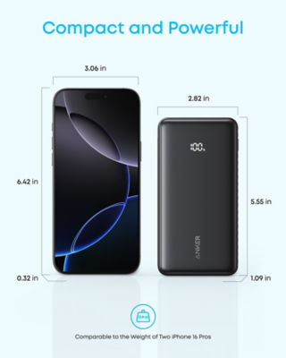 Anker Zolo 20000mAh 22.5W Built-in USB-C Cable CCC Power Bank A110E 6