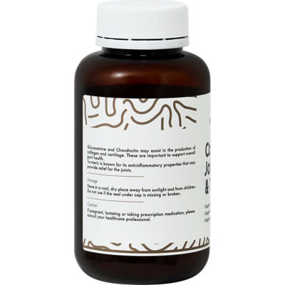 Nutrisynce 胶原蛋白关节和姜黄 2 型胶原蛋白 60 粒素食胶囊 3