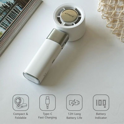 Atmax Lighti Portable Cooling Fan with LED Light 3