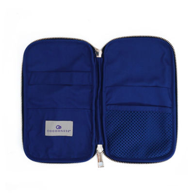COCOONESE Travel Wallet - Winter Camellia (Blue) 3