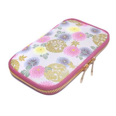 COCOONESE Travel Wallet - Goldfish & Flowers (Pink) 2