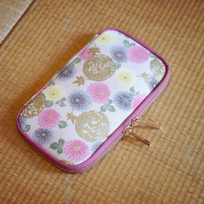 COCOONESE Travel Wallet - Goldfish & Flowers (Pink) 4