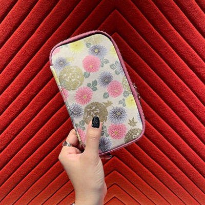 COCOONESE Travel Wallet - Goldfish & Flowers (Pink) 5