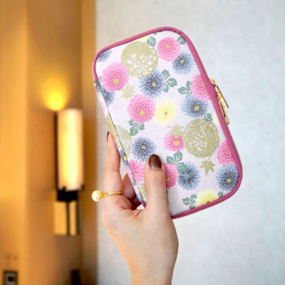 COCOONESE Travel Wallet - Goldfish & Flowers (Pink) 7