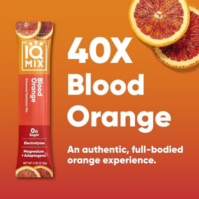 IQBar IQMix Sugar Free Electrolytes Powder Packets - Blood Orange 40 Sticks 3