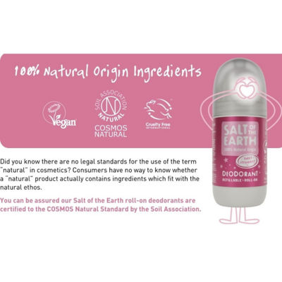 Salt of The Earth Natural Refillable Deodorant Roll-On Fresh Strawberry 75ml 8