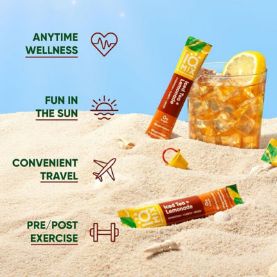 IQBar IQMix Sugar Free Electrolytes Powder Packets - Iced Tea Lemonade 20 Sticks 8
