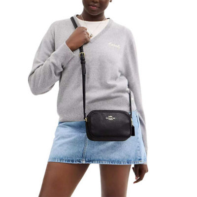 COACH Mini Jamie Camera Bag Black CQ875 6