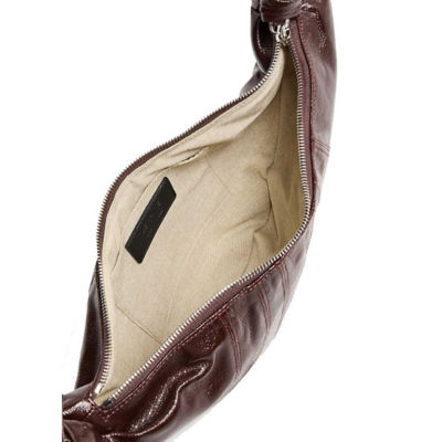 LEMAIRE Small Croissant Bag Coated Cotton Chocolate Fondant BG0003LF1329 3