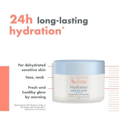 AVENE Hydrance Aqua-Gel Night Hydrating Sleeping Mask 50ml 3