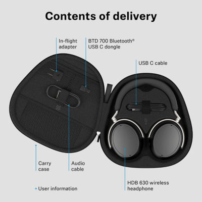 Sennheiser HDB630 Noise Cancellation Wireless Headphone 14