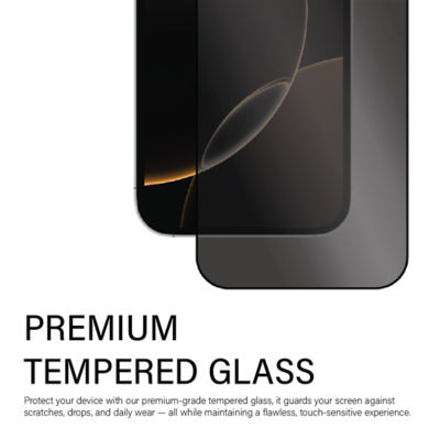 Red Monster Screen Guard for iPhone Air - BASIC PRIVACY & ANTI GLARE FULL COVER TEMPERED GLASS 5