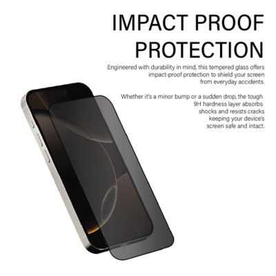 Red Monster Screen Guard for iPhone Air - BASIC PRIVACY & ANTI GLARE FULL COVER TEMPERED GLASS 6