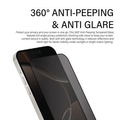 Red Monster Screen Guard for iPhone Air - BASIC PRIVACY & ANTI GLARE FULL COVER TEMPERED GLASS 8