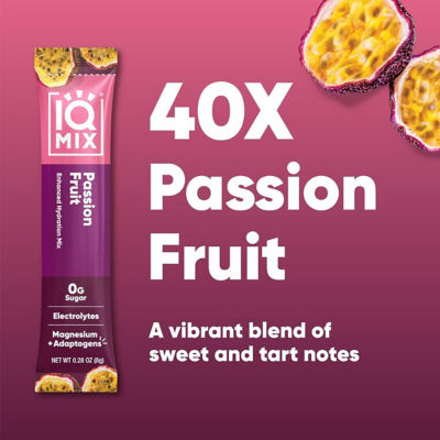 IQBar IQMix Sugar Free Electrolytes Powder Packets - Passion Fruit 40 Sticks 3