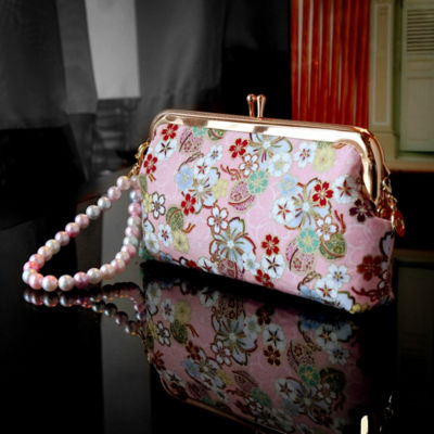 COCOONESE Wristlet Pouch - Sakura Forest (Pink) 5