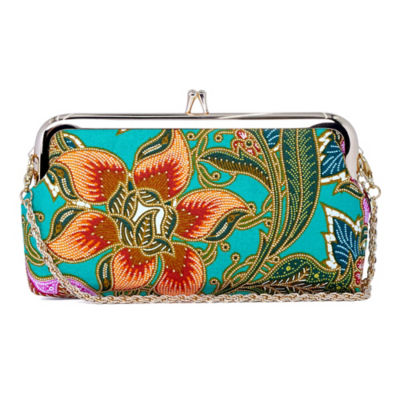 COCOONESE Wristlet Pouch - Epiphyllum (Green) 4