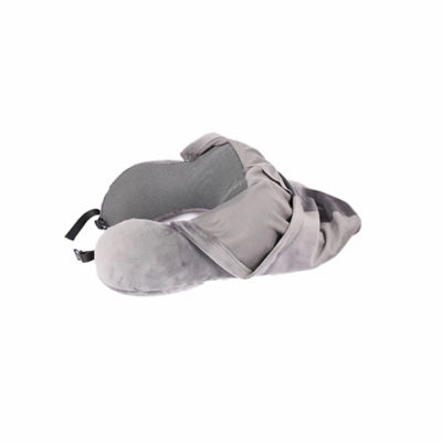 TRAVELMALL Premium Foldable Memory Foam Pillow with Hood 3