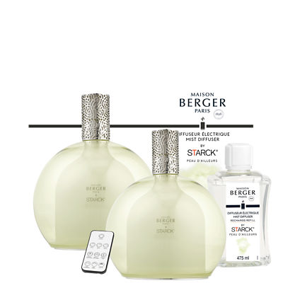 Maison Berger Paris Starck Green Mist Diffuser Set with Peau d’Ailleurs 5