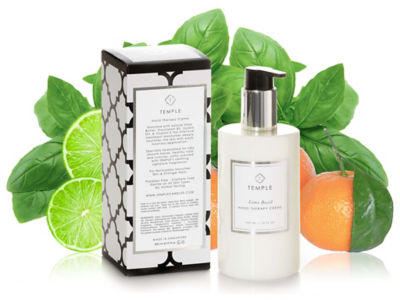 TEMPLE Candles TEMPLE Hand Therapy Crème, Lime Basil 5