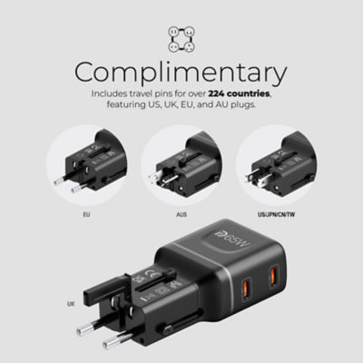 Mazer InfiniteTravel Pocket 65W GaN Universal Travel Charger - M-IFTravel565 6