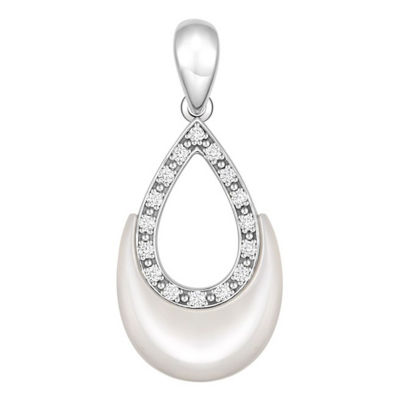 Goldheart Colourella Mother of Pearl Moonlit Pendant 1