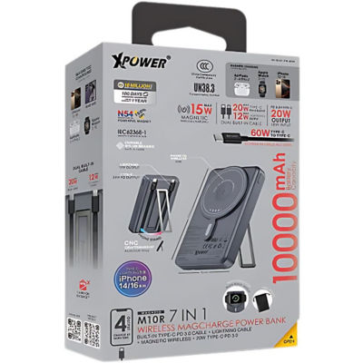 Xpower M10R 7-in-1 Magnetic Wireless Power Bank 3