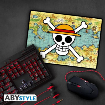 ABYstyle One Piece Gaming Mousepad Skull With Map 3