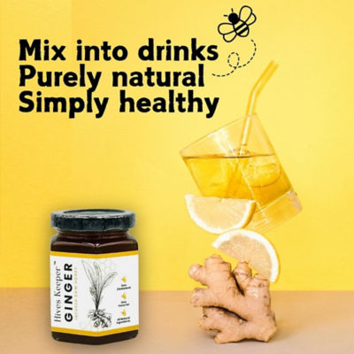 Hives Keeper Radiant Vitality Raw Honey Gift Set (Lemon + Ginger) 250g x 2 4