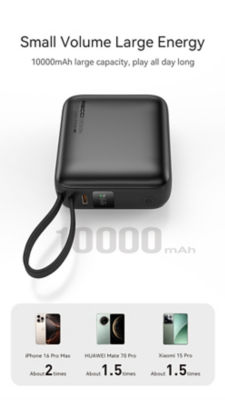 Recci [Bundle] Recci 10K Built-In USB C & Lightning CCC Power Bank + 77digi 70W Universal Travel Adapter + WiWU Alpha Tech Travel Pouch 7
