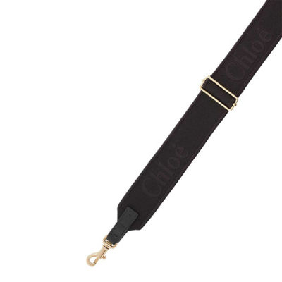 CHLOE Adjustable Strap In Canvas Black CHC24SK892L50001 3