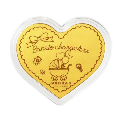 Goldheart 999 Gold 0.2G Sanrio Playtime Characters Hello Kitty Gold Coin 2