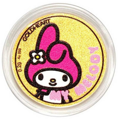 Goldheart 999 Gold 0.2G My Melody Gold Coin 1