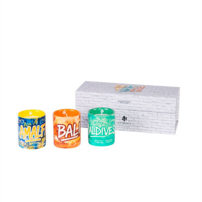 Artitude Home Beach Vibes Scented Ceramic Candle Gift Set 3