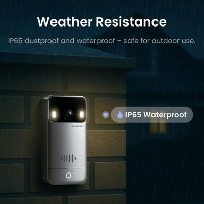 SWITCHBOT [Bundle of 2] SwitchBot Smart Video Doorbell – Indoor & Outdoor Units 3