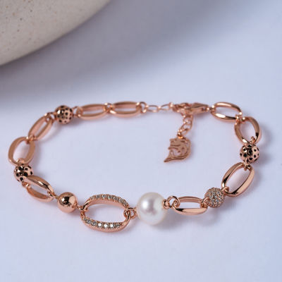 Pearly Lustre Top Grade Freshwater Pearl Bracelet WB00234 | SAFARI 4