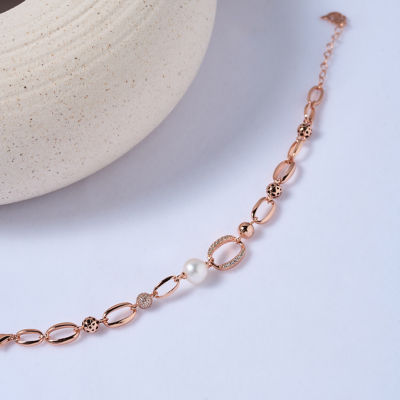 Pearly Lustre Top Grade Freshwater Pearl Bracelet WB00234 | SAFARI 5