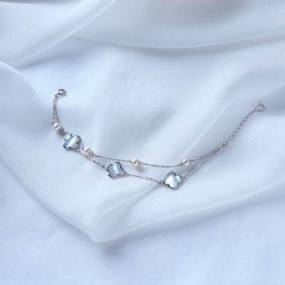 Pearly Lustre Top Grade Freshwater Pearl Bracelet WB00276 | MOTHER OF PEARL 4