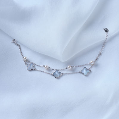 Pearly Lustre Top Grade Freshwater Pearl Bracelet WB00276 | MOTHER OF PEARL 6
